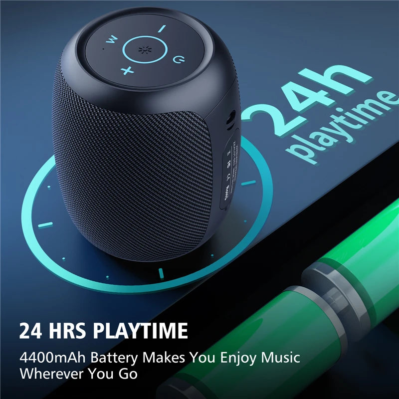 ZEALOT S53 Wireless Bluetooth Speaker 10 hours 10w super loud sound bluetooth speaker IPX6 waterproof for phone TF card USB