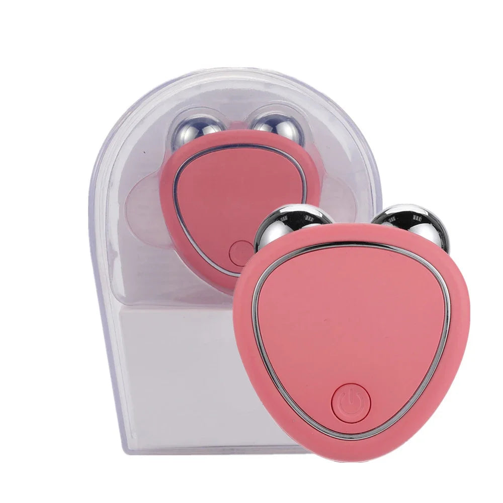 Facial Electric Lifting Roller Massager Microcurrent Skin Tightening Rejuvenation