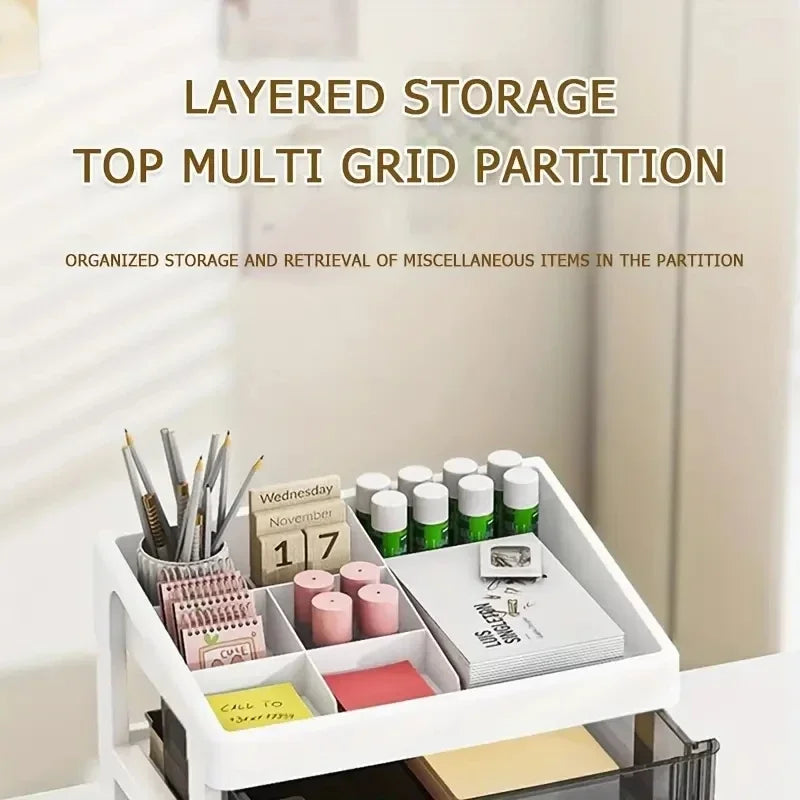 Transparent Plastic Drawer Organizer Box