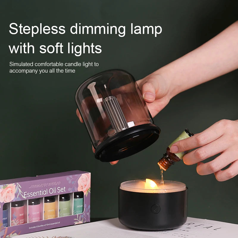 Mini USB Essential Oil Diffuser Ultrasonic Aroma Humidifier