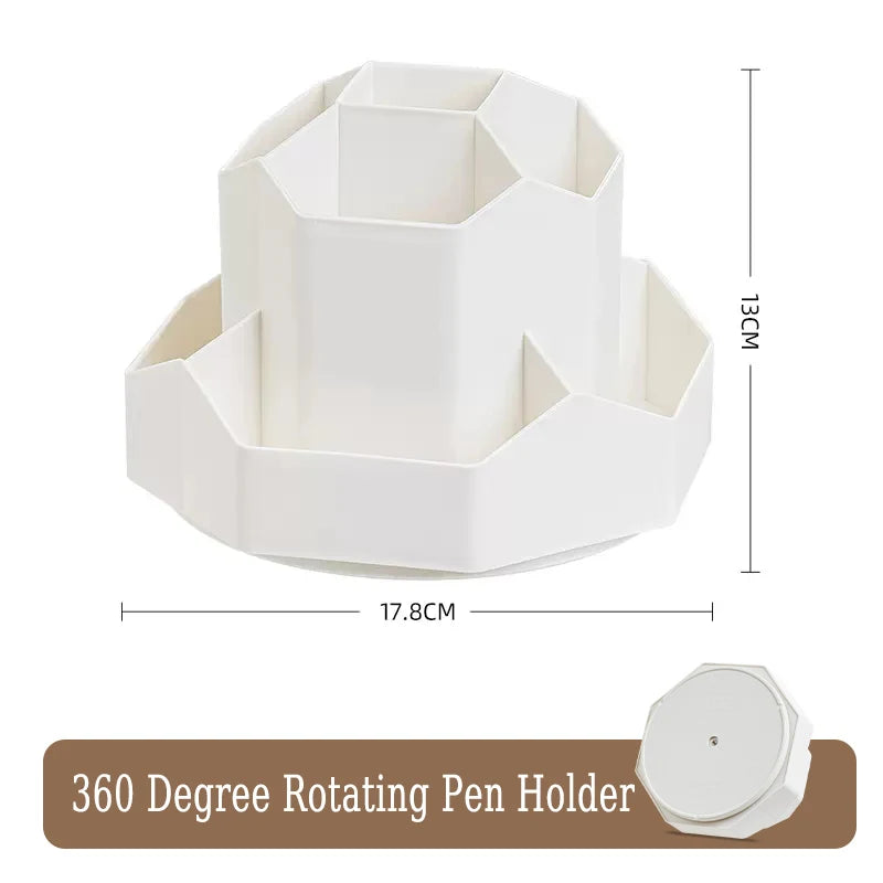 360° Rotatable Large Capacity Pen Holder
