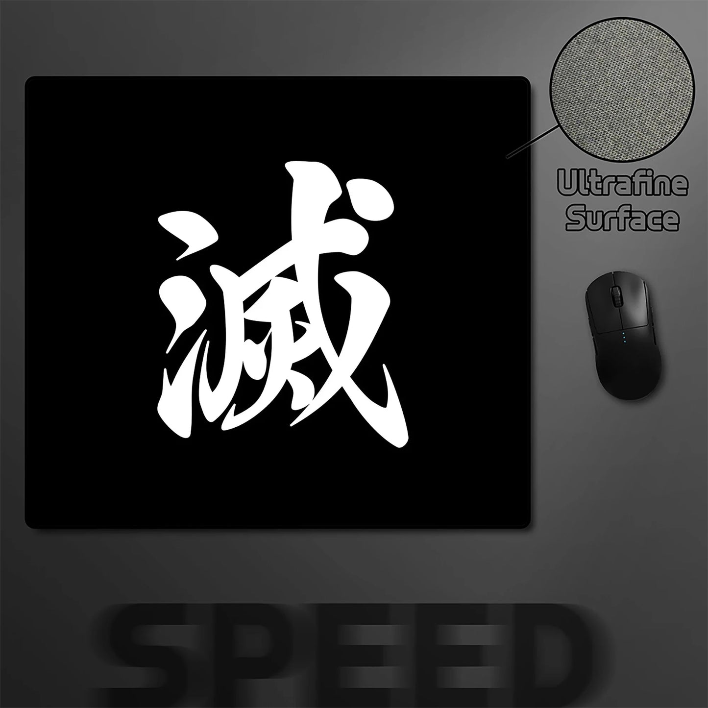 E-Sports Mousepad with "Love" Design and Locking Edges
