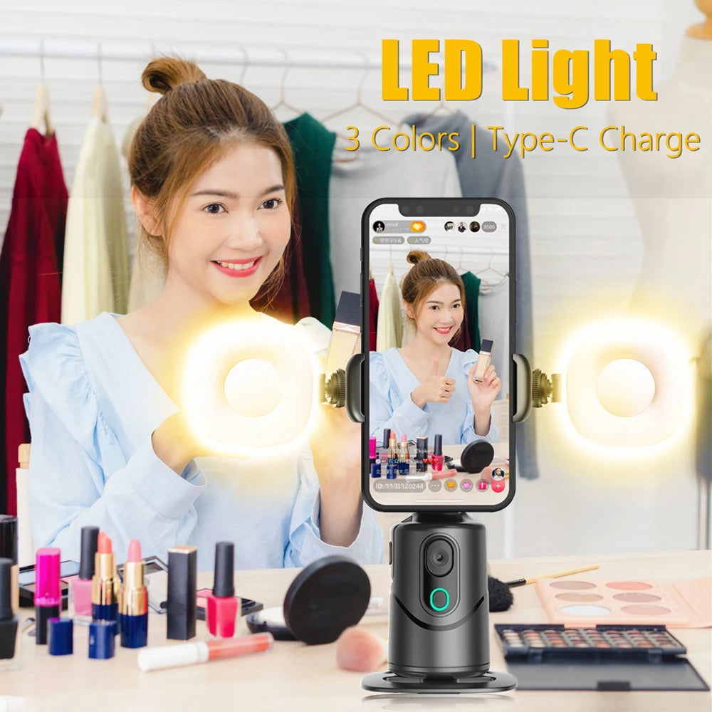 360° Rotation Smartphone Gimbal with Auto Face Tracking