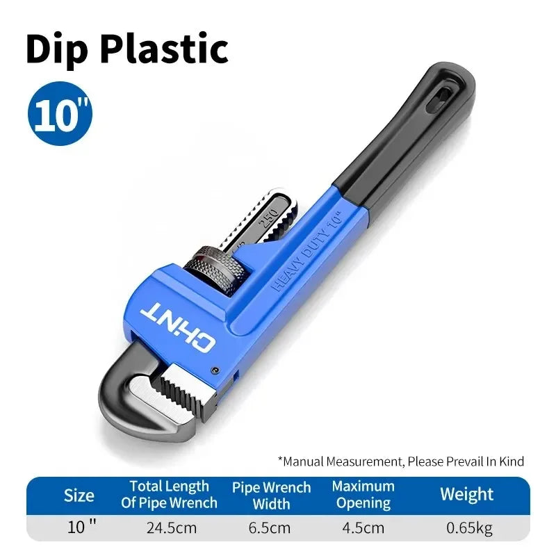 Heavy Duty Pipe Wrench Set, Adjustable Clamp Pliers for Plumbers