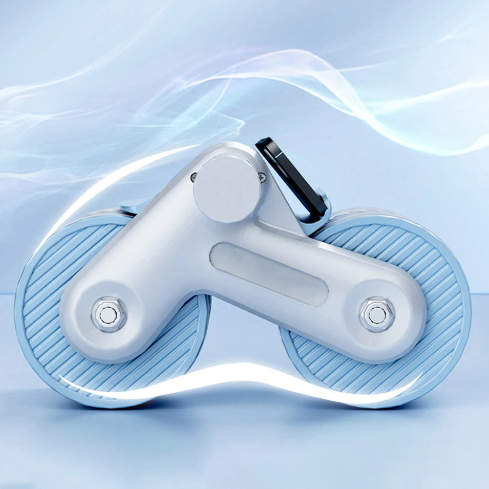 Abdominal Wheel Dual Design Rebound Anti-Slip Roller for Home Gym