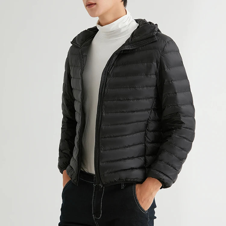 Ultra-Light Hooded Down Jacket