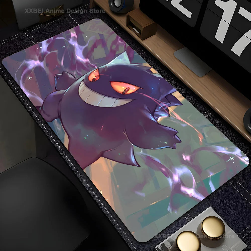 P-Pokemon Gengar Grande XXL Gaming Mousepad Desk Mat for PC