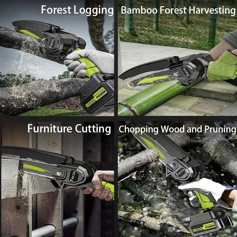 4/6 Inch Mini Chainsaw for Makita 18V, Portable Wood Cutter