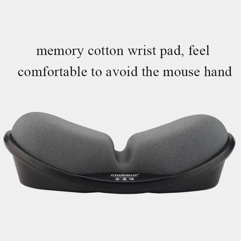 Anti-Skid Memory Foam Ergonomic Mouse Pad with Wrist Support