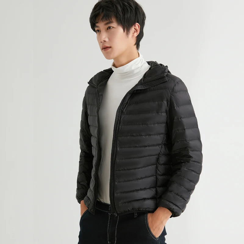 Ultra-Light Hooded Down Jacket