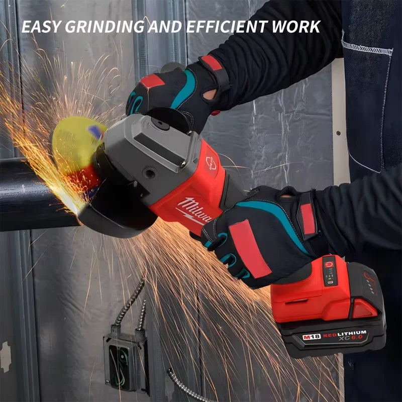 Milwaukee 125mm/100mm Brushless Angle Grinder, Variable Speed, Cordless