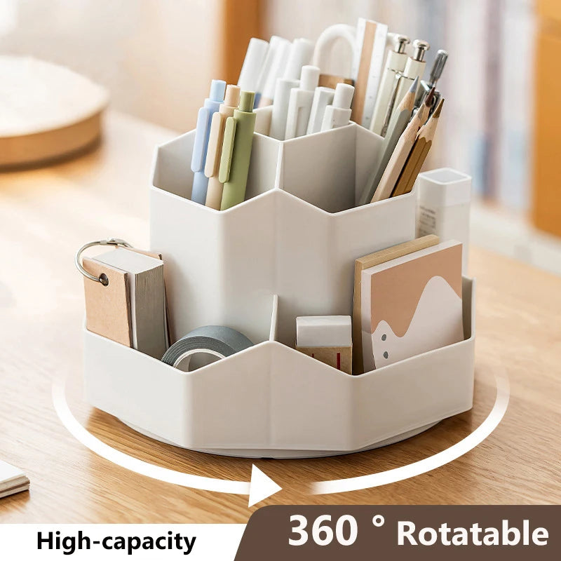 360° Rotatable Large Capacity Pen Holder