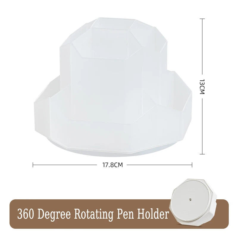 360° Rotatable Large Capacity Pen Holder