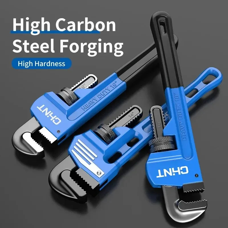 Heavy Duty Pipe Wrench Set, Adjustable Clamp Pliers for Plumbers