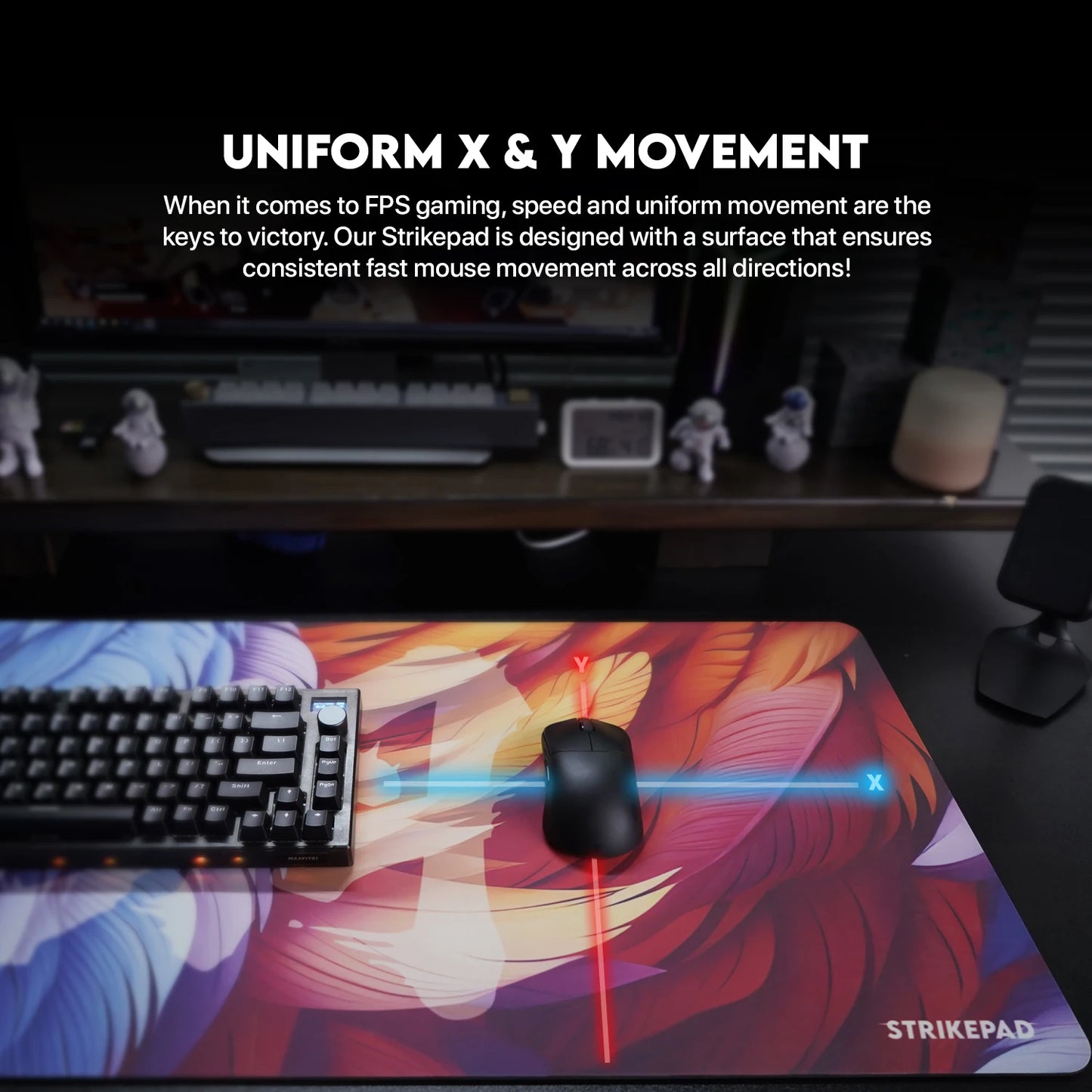 FANTECH Strikepad MST901 Gaming Mousepad Waterproof Speed Mat 900x400mm