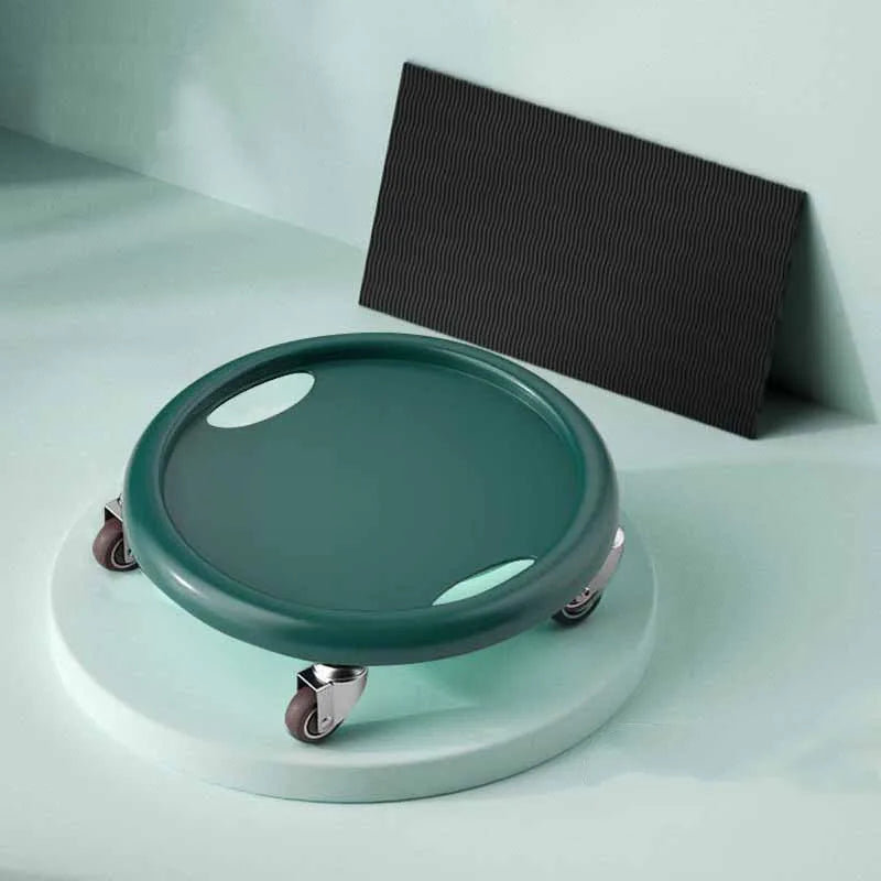 4-Wheel Abdominal Muscle Trainer Plate, Silent Sliding Fitness Equipment