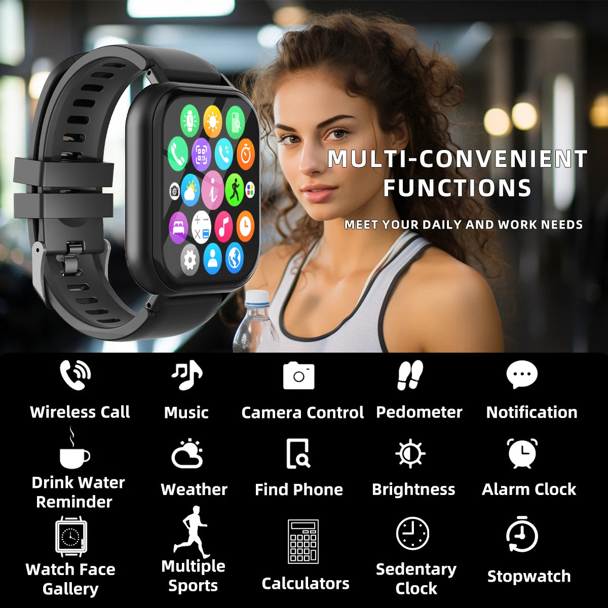 1.99" Bluetooth Call Smartwatch