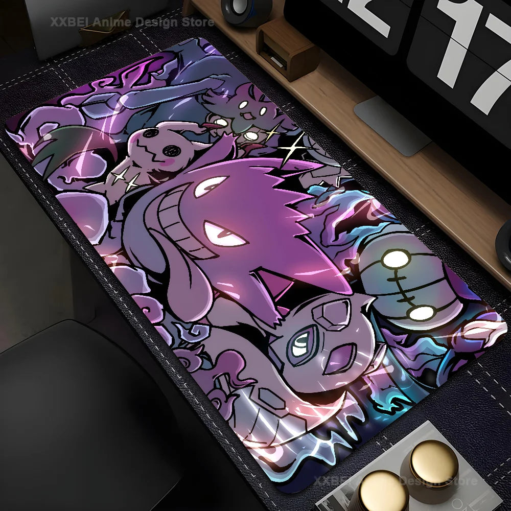 P-Pokemon Gengar Grande XXL Gaming Mousepad Desk Mat for PC