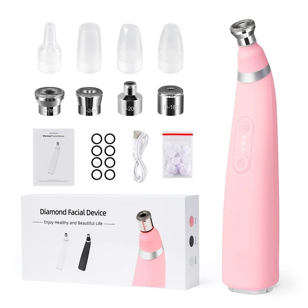 Professional Diamond Microdermabrasion Facial Peeling Machine for Home Skin Care
