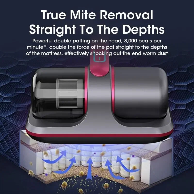 12Kpa Wireless Handheld Mite Vacuum Cleaner