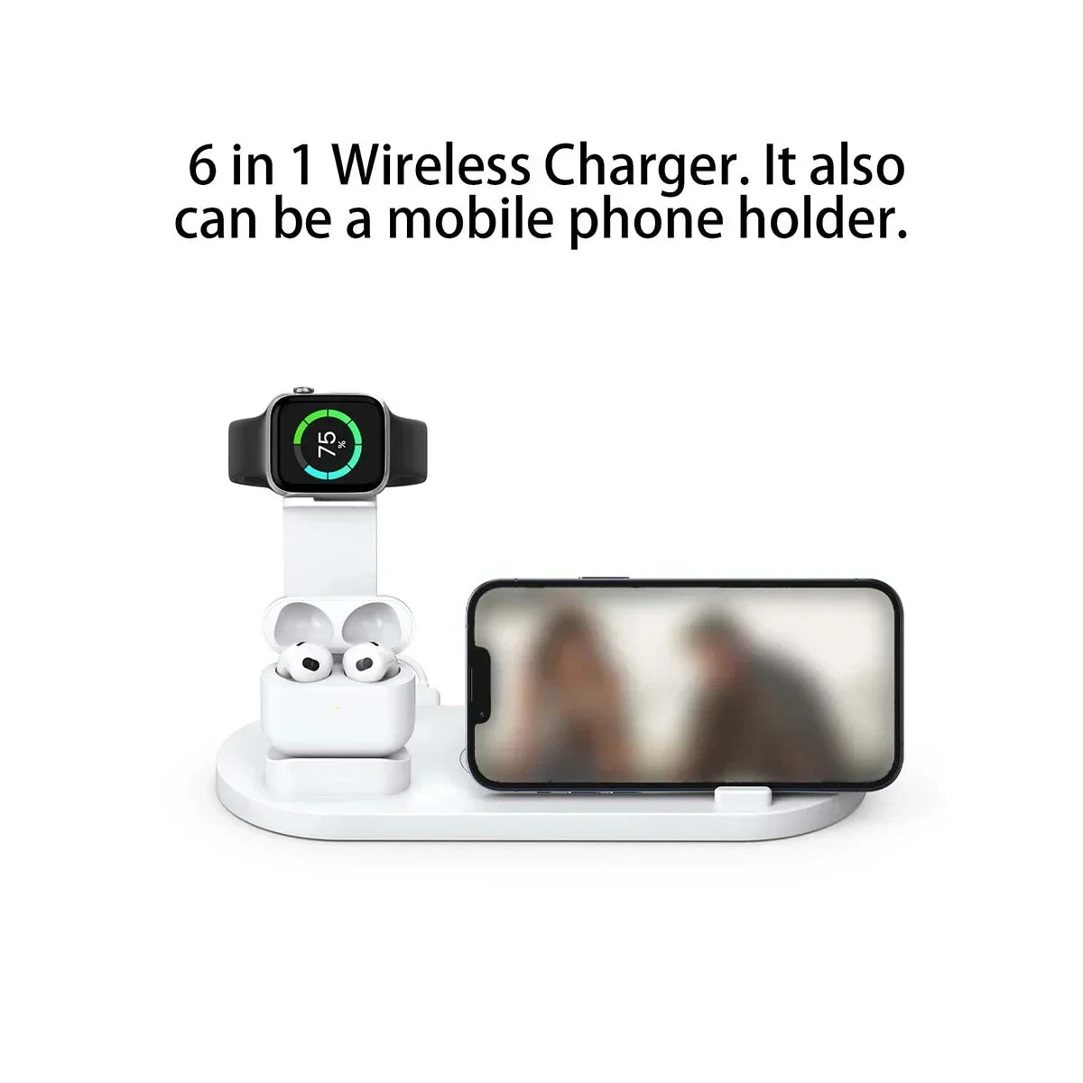 30W 7-in-1 Wireless Charger Stand