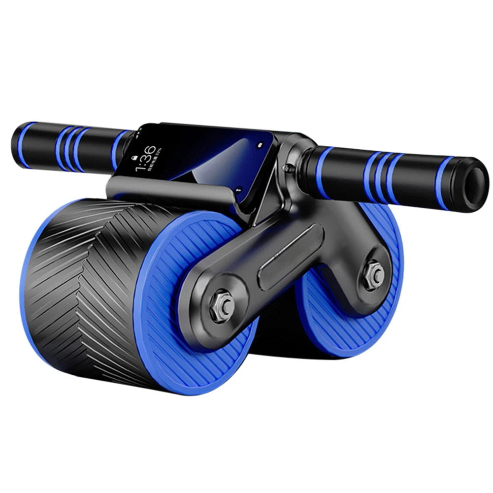 Abdominal Wheel Dual Design Rebound Anti-Slip Roller for Home Gym