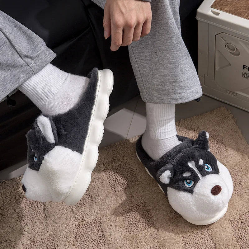 Women’s Cute Cartoon Dog Slippers