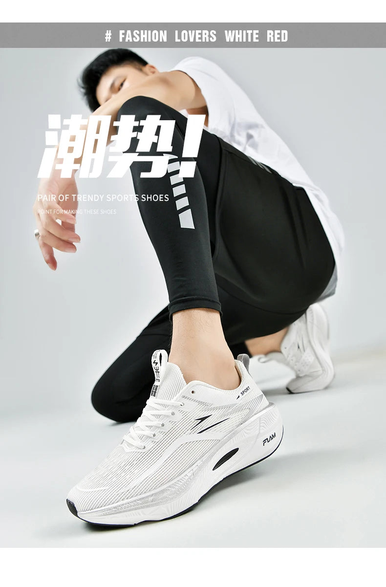 INS Carbon Plate Marathon Shoes Men's Casual Sneakers Running Sports Shoes Lightweight Comfy Athletic Gym WaklingSneakers Footwear