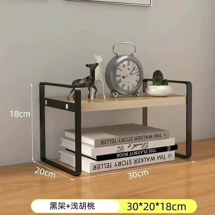 Wooden Desktop Shelf Storage Rack