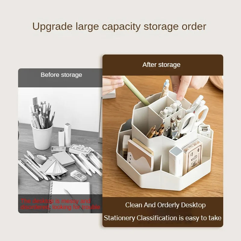 360° Rotatable Large Capacity Pen Holder