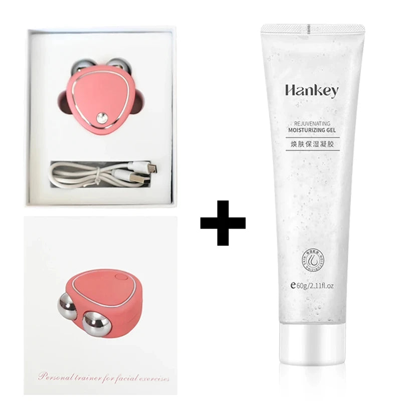 Facial Electric Lifting Roller Massager Microcurrent Skin Tightening Rejuvenation