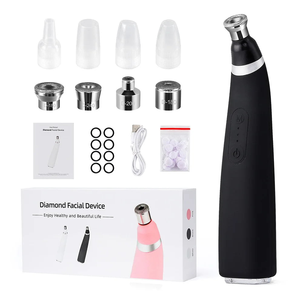 Professional Diamond Microdermabrasion Facial Peeling Machine for Home Skin Care
