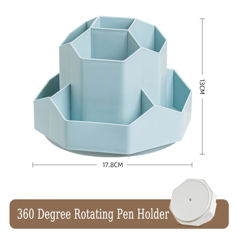 360° Rotatable Large Capacity Pen Holder