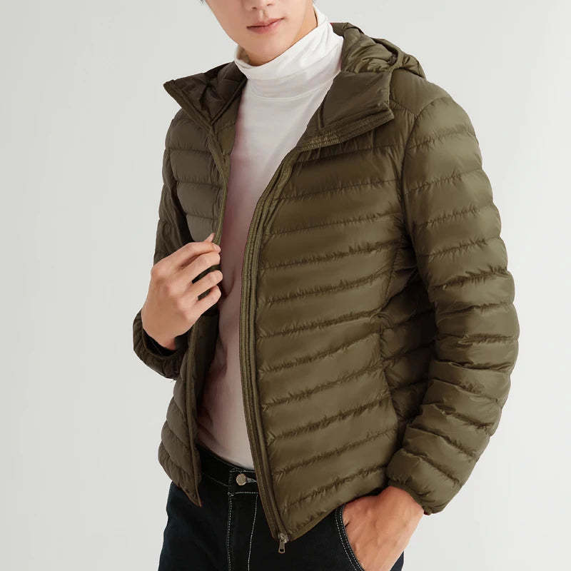 Ultra-Light Hooded Down Jacket