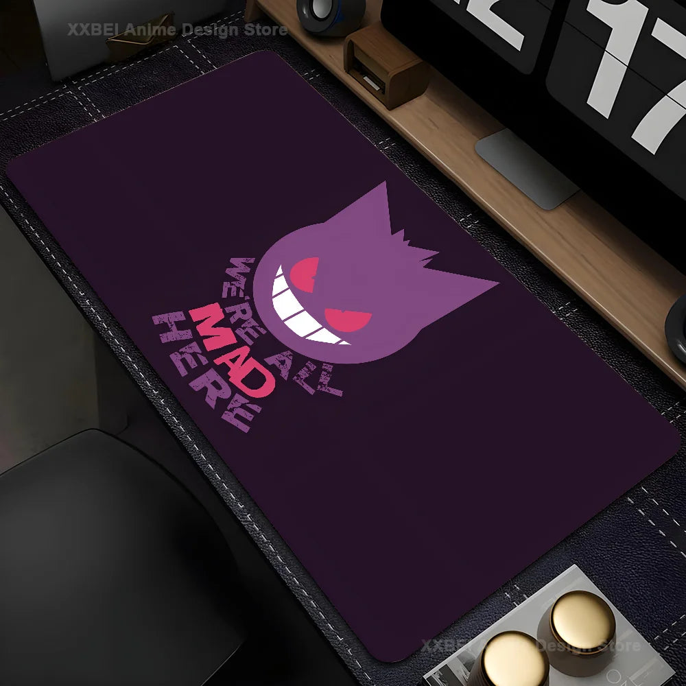 P-Pokemon Gengar Grande XXL Gaming Mousepad Desk Mat for PC
