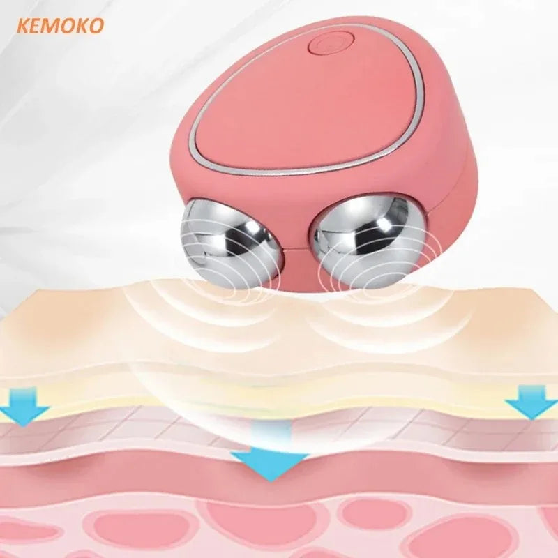 Facial Electric Lifting Roller Massager Microcurrent Skin Tightening Rejuvenation