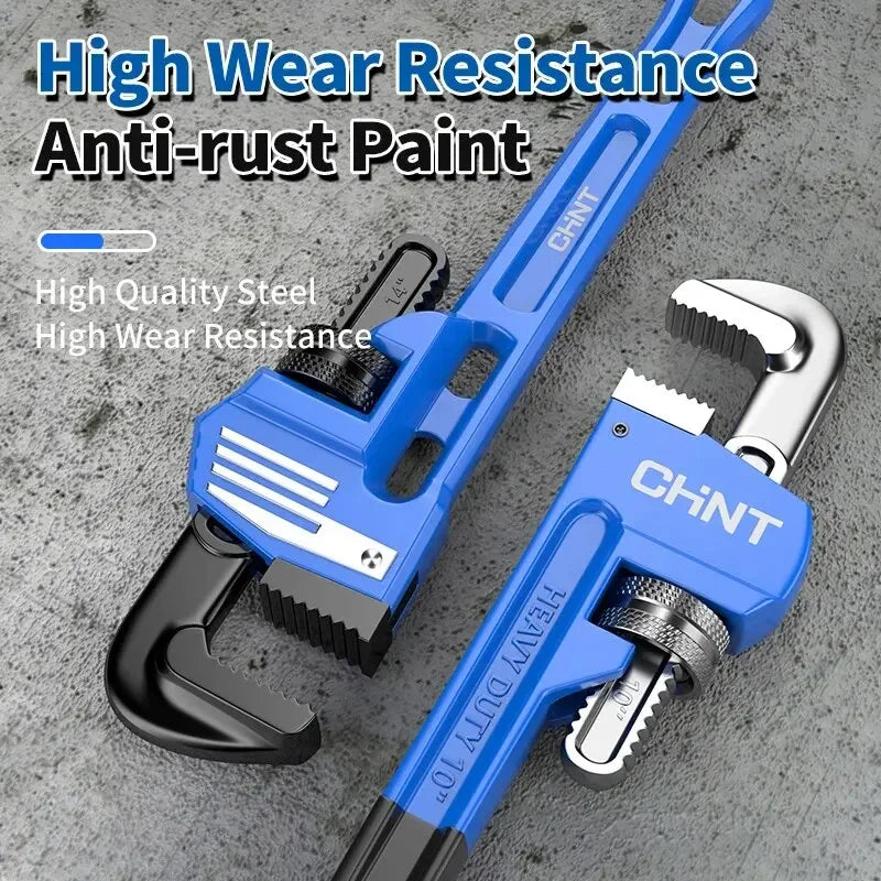 Heavy Duty Pipe Wrench Set, Adjustable Clamp Pliers for Plumbers