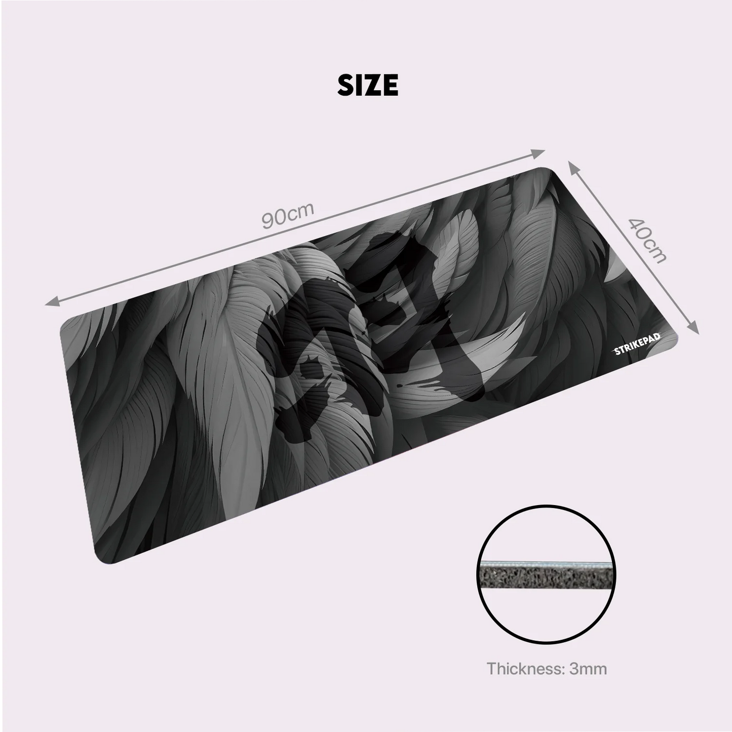 FANTECH Strikepad MST901 Gaming Mousepad Waterproof Speed Mat 900x400mm