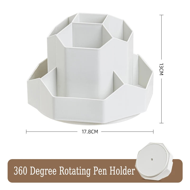 360° Rotatable Large Capacity Pen Holder