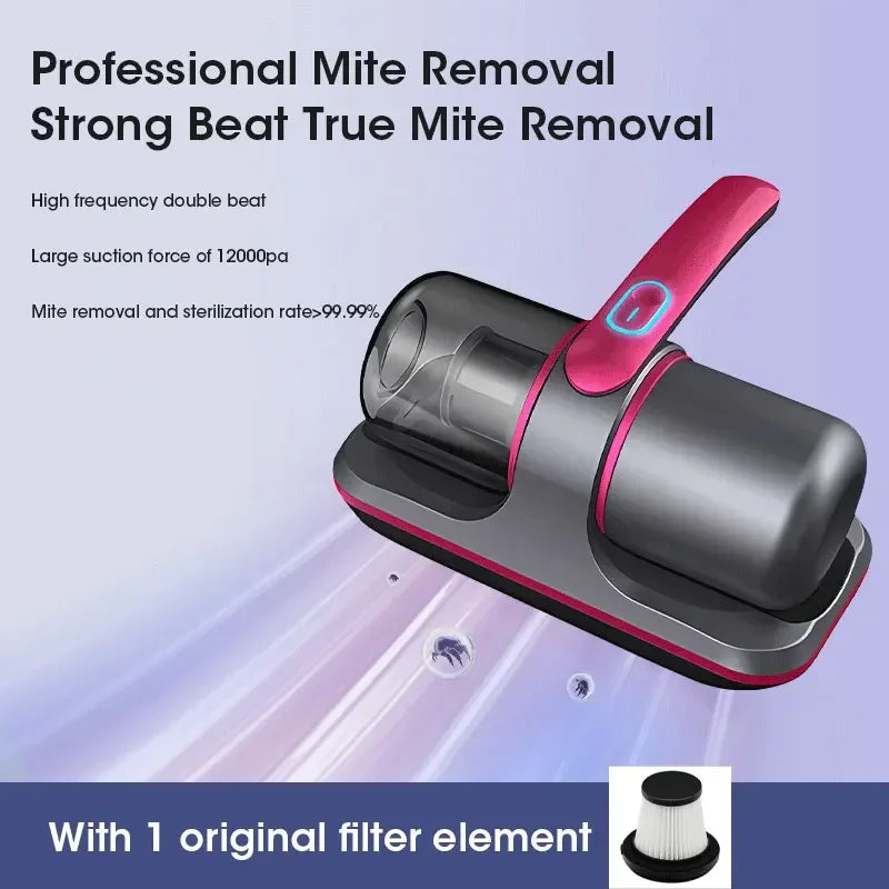 12Kpa Wireless Handheld Mite Vacuum Cleaner
