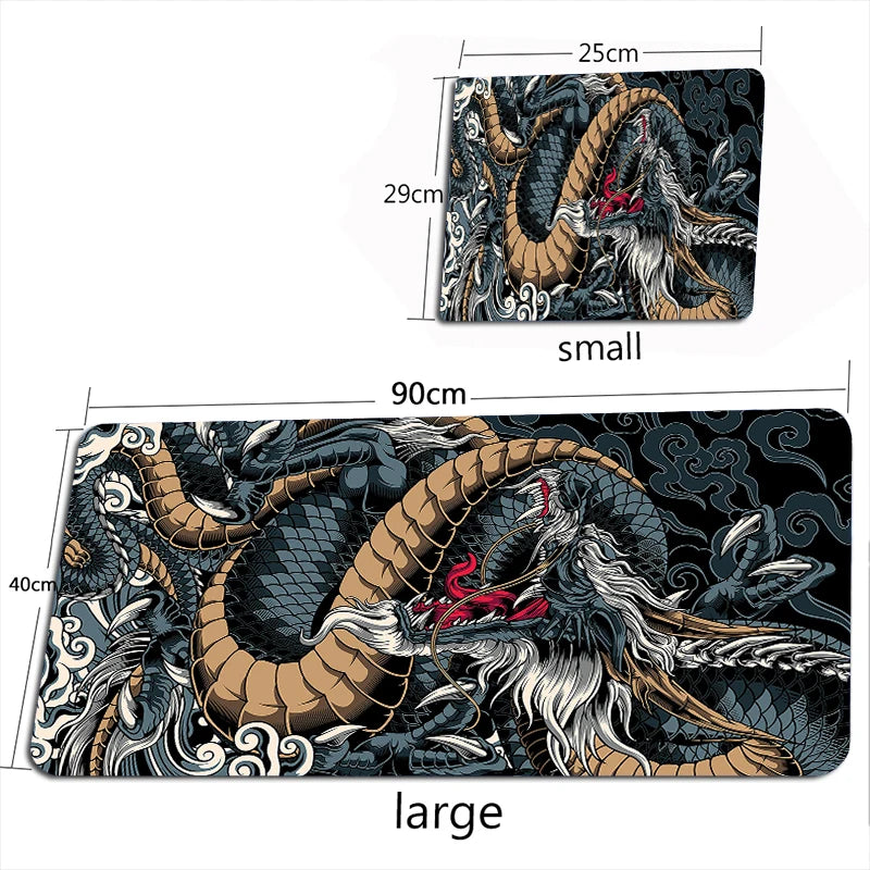 Chinese Dragon XXL Mouse Pad for Gaming, Office, and PC