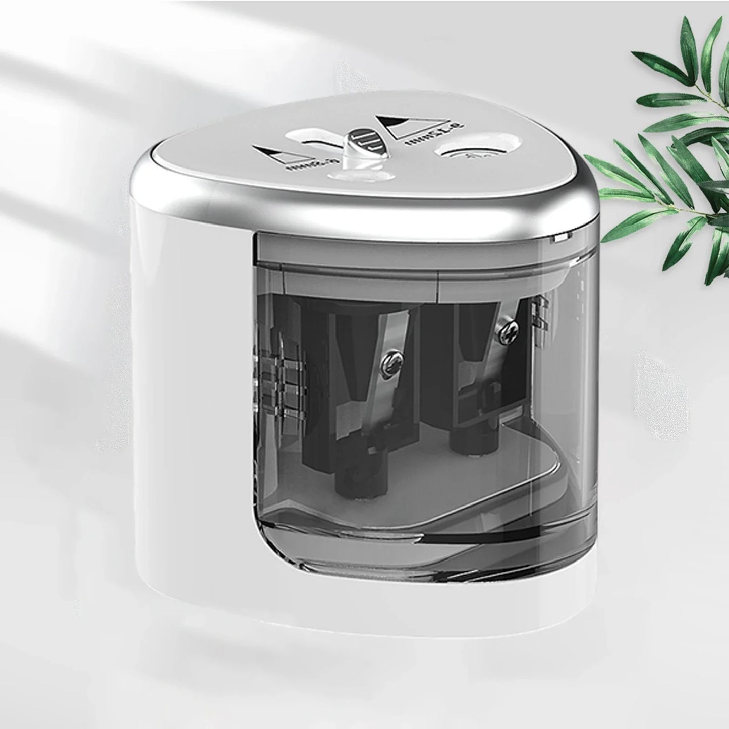 Two-Hole Electric Pencil Sharpener Automatic Switch