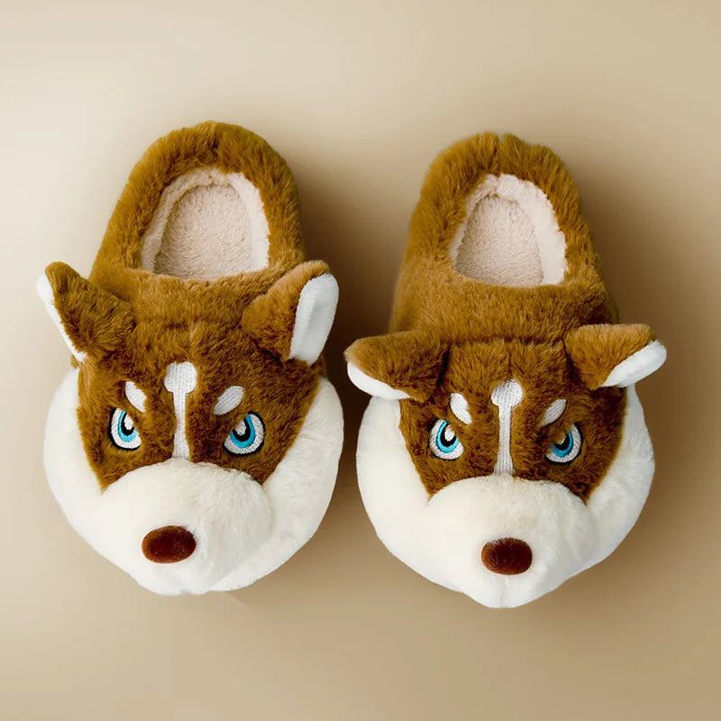 Women’s Cute Cartoon Dog Slippers