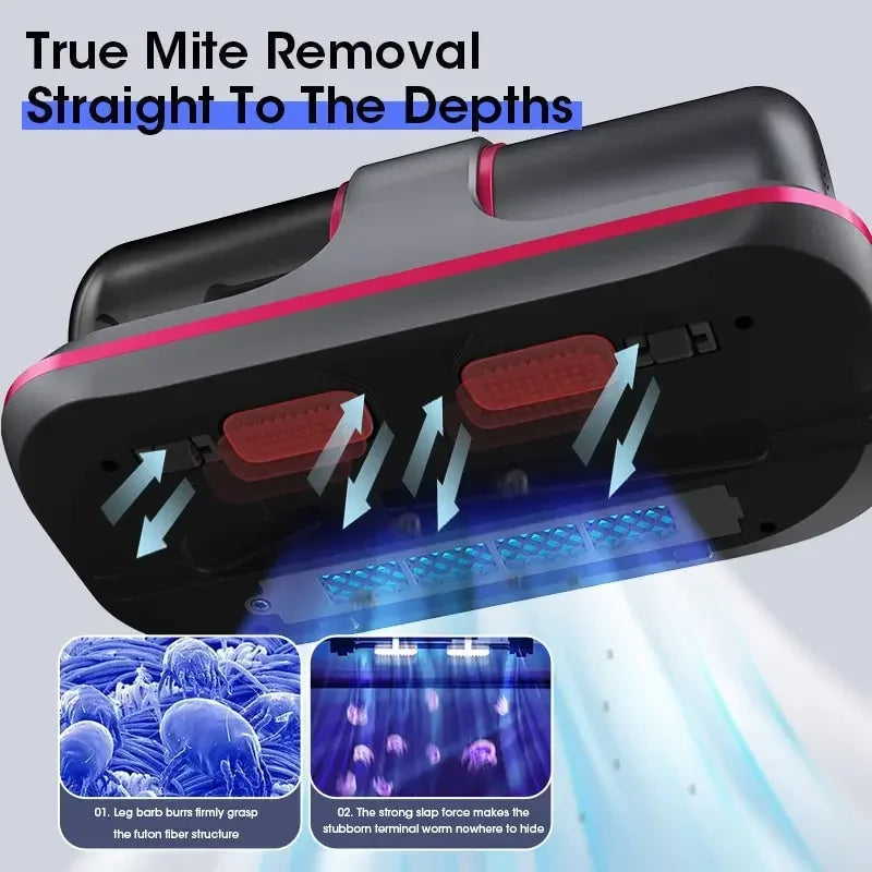12Kpa Wireless Handheld Mite Vacuum Cleaner