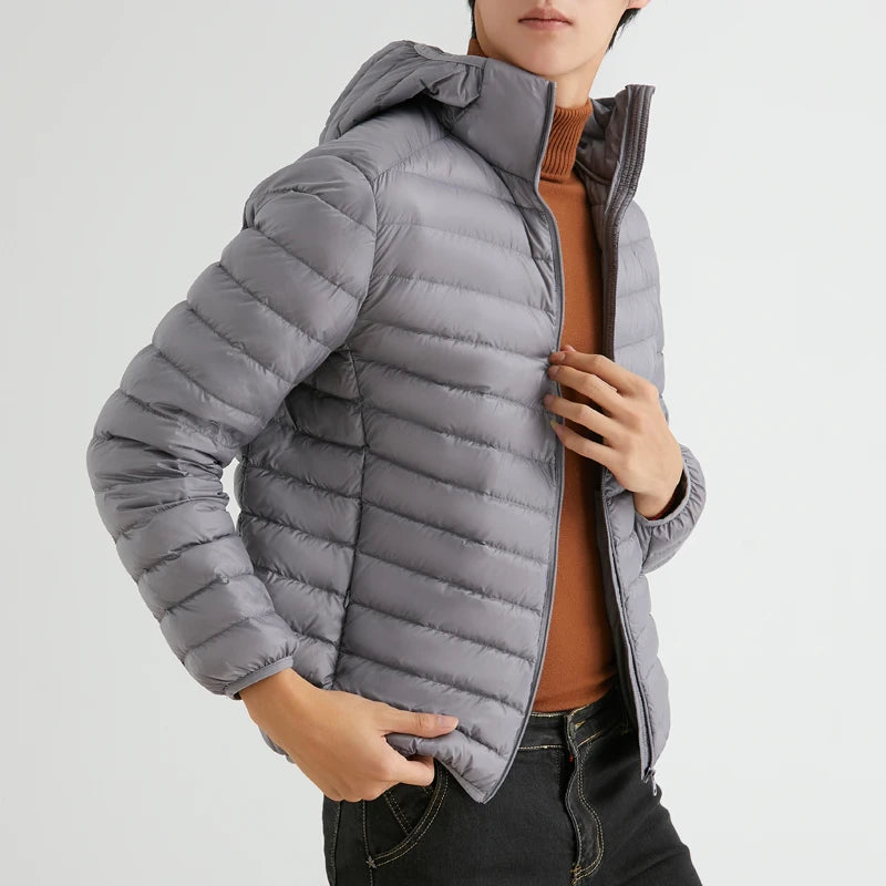 Ultra-Light Hooded Down Jacket