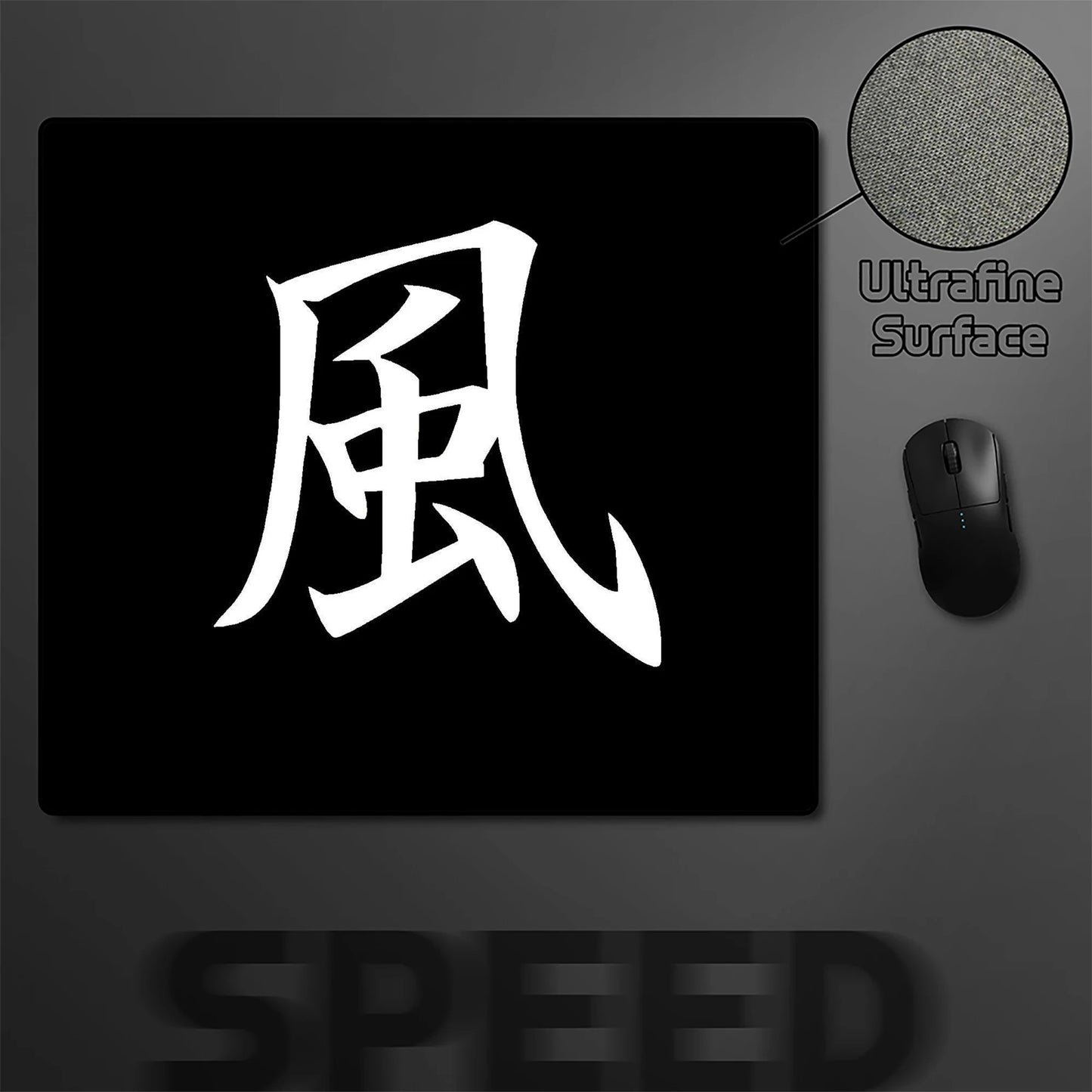 E-Sports Mousepad with "Love" Design and Locking Edges