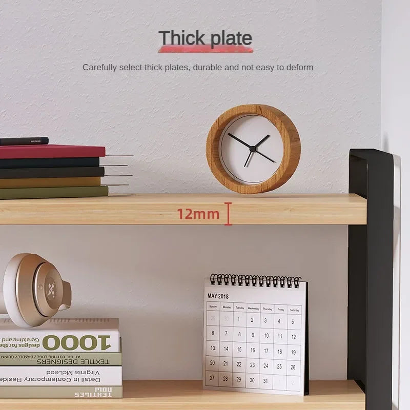 Wooden Desktop Shelf Storage Rack
