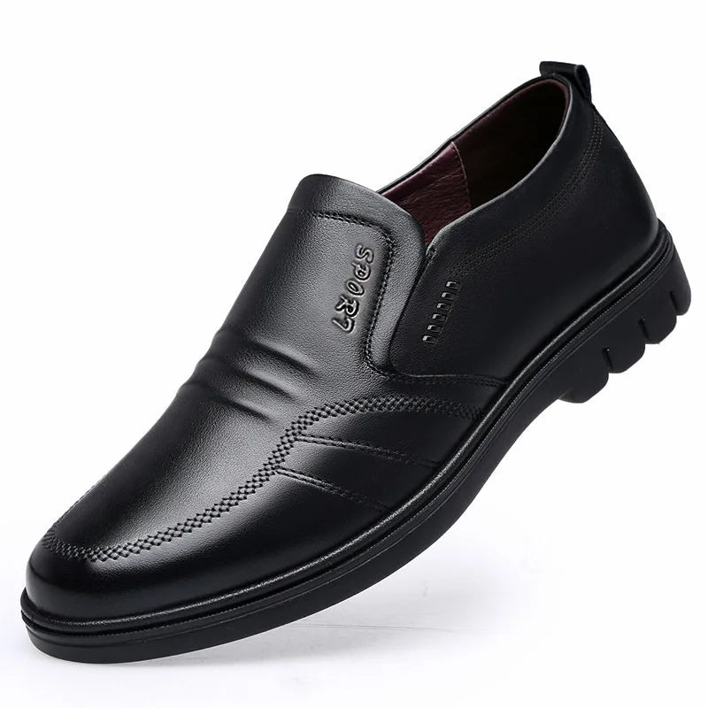 Slip-On Leather Loafers