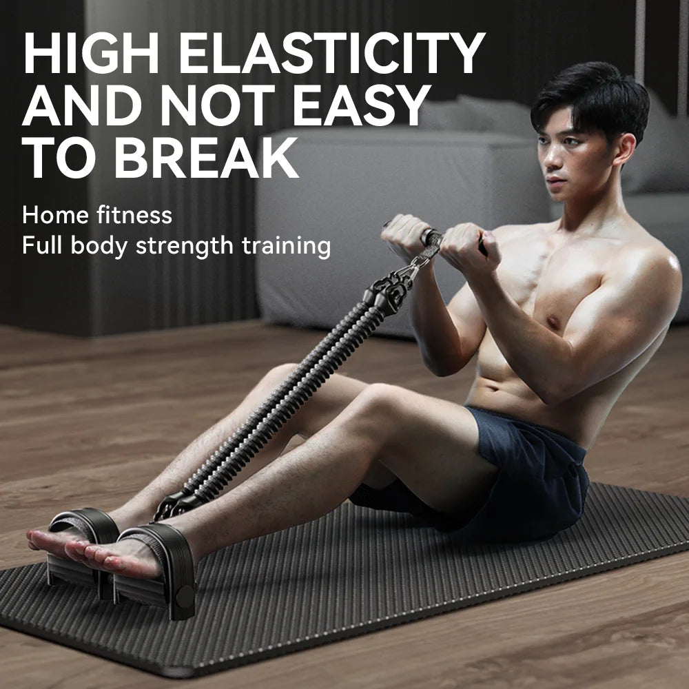 Pedal Tension Rope Abdominal Strengthening Elastic Band for Fitness