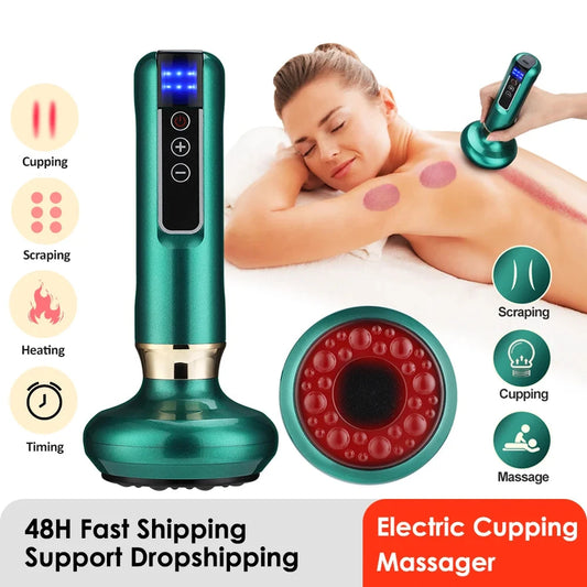 Electric Cupping Massager with Infrared Heat